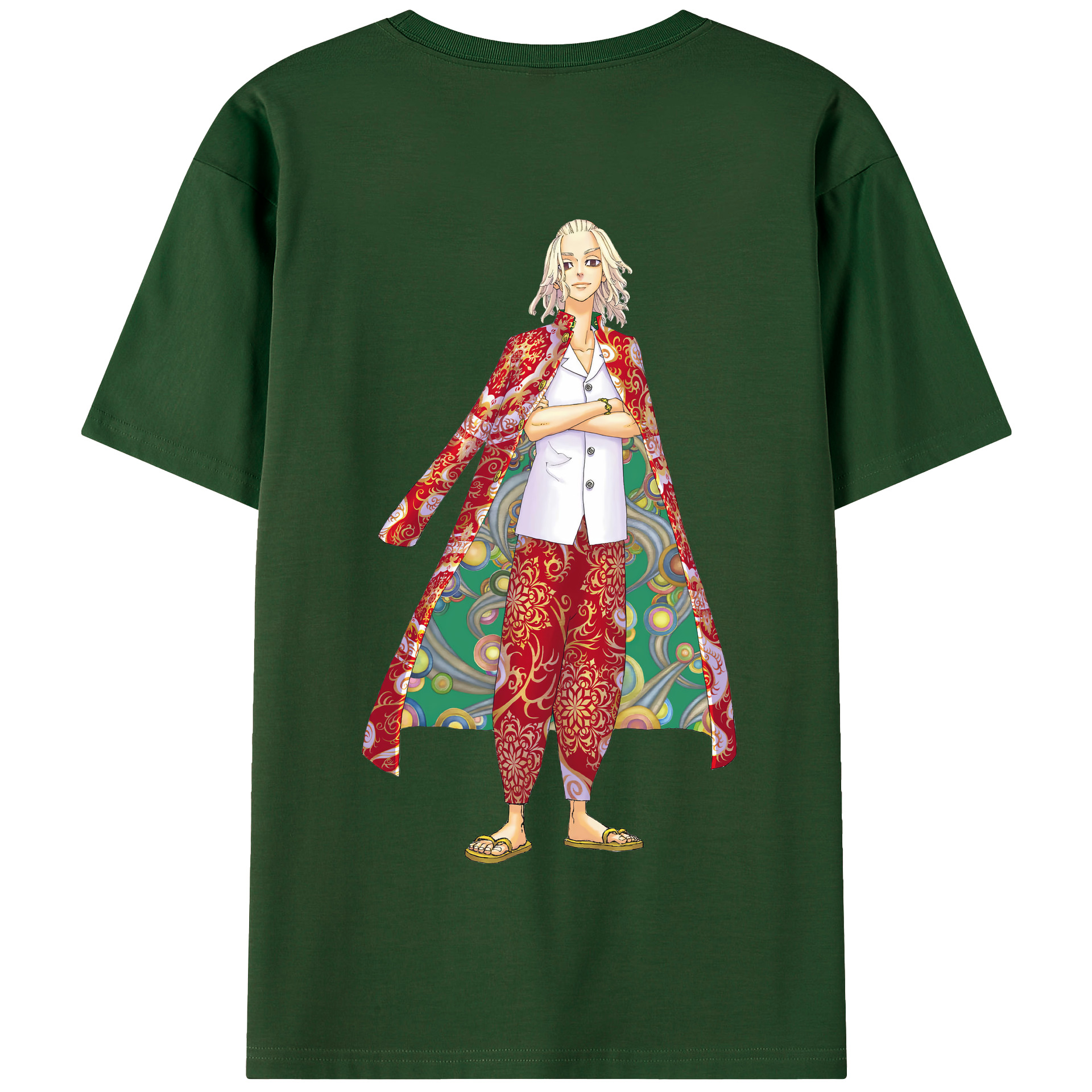 （画像用） 東京リベンジャーズ Tokyo Revengers 綿100％半袖Tシャツ（背面プリント）